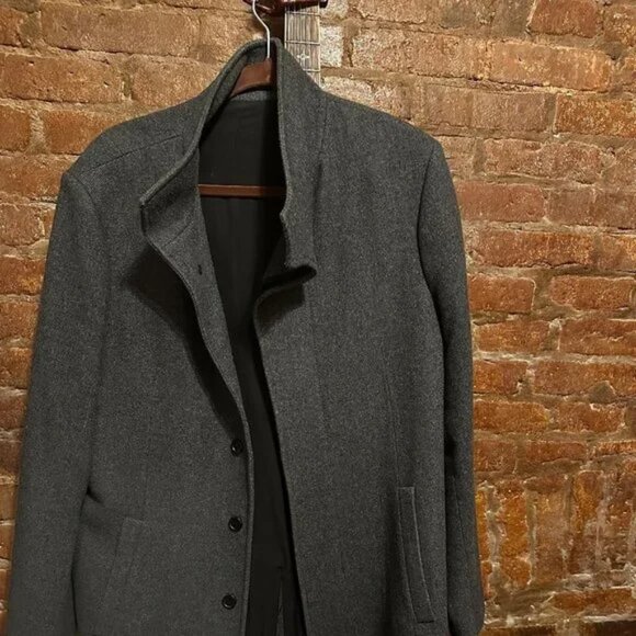 All Saints Wool Coat - Picture 1 of 6
